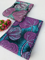 Fuchsia Foliage Ankara Fabric