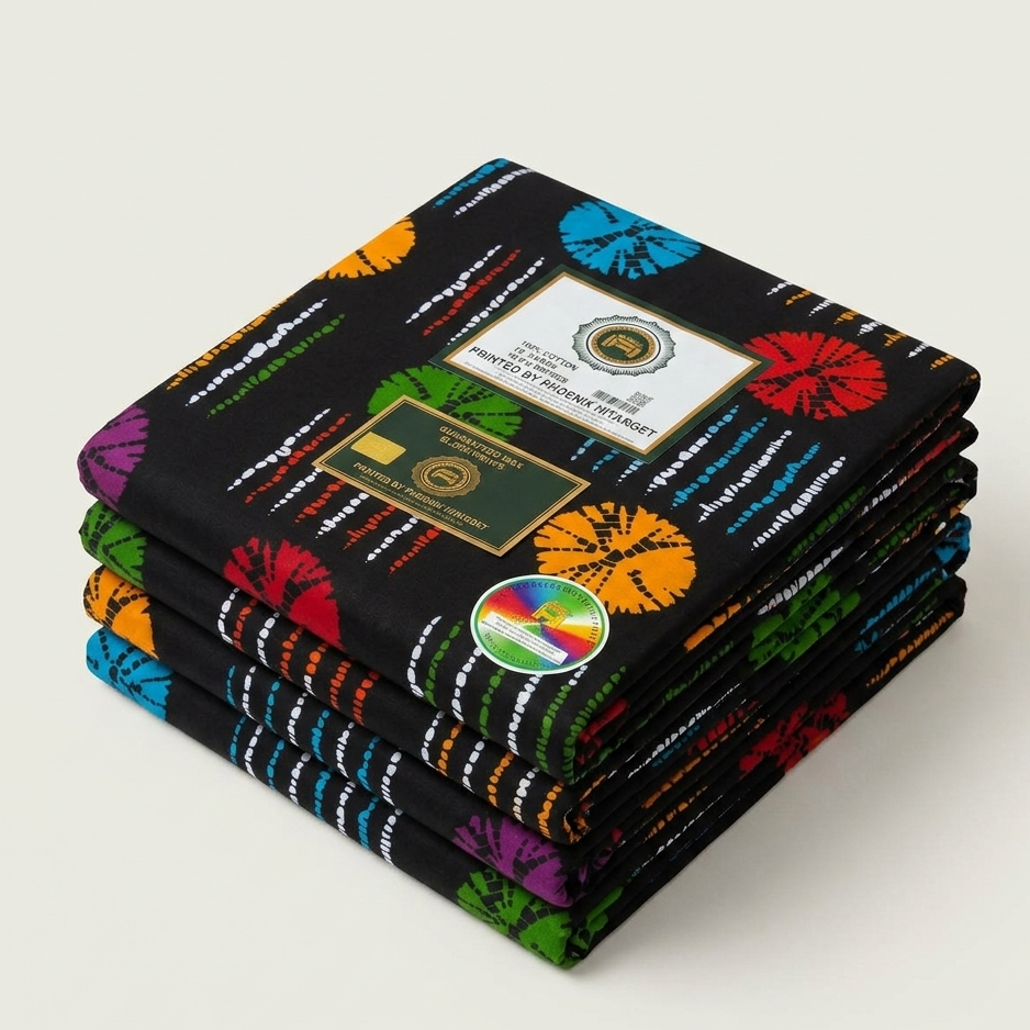 Neon Carnival Ankara Fabric