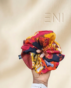 SUNSET FIRE ANKARA SCRUNCHIE