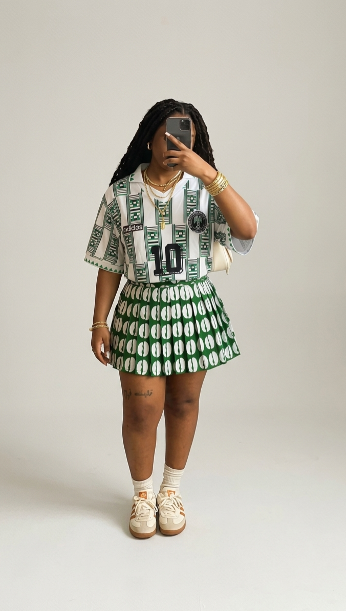 Short Ankara Mini Skirt