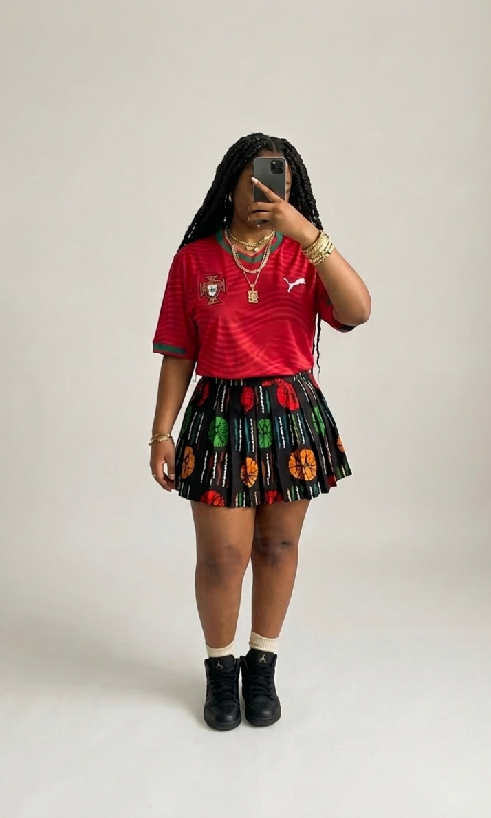 Short Ankara Mini Skirt
